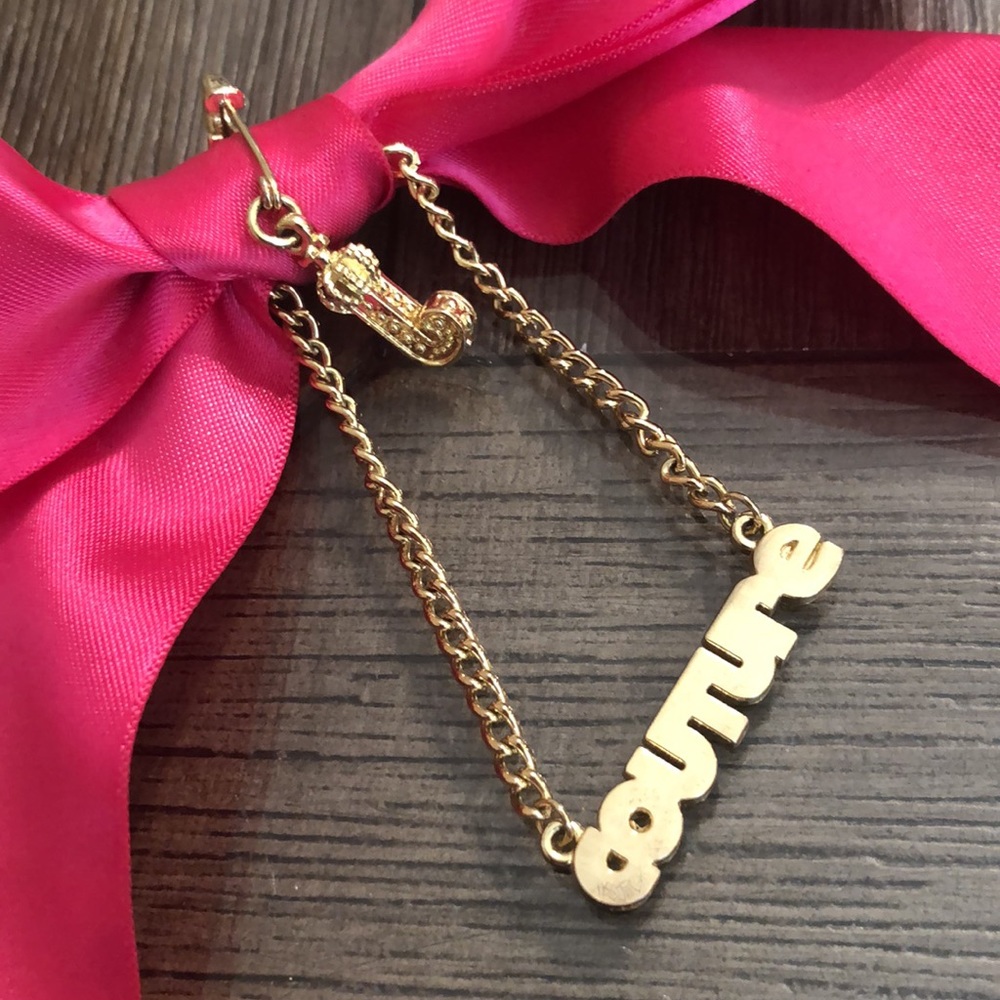 Older Juicy Couture Bag Bow Attachment / Pin Bag Charm